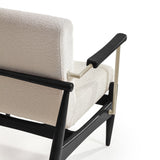 Poltrona Toquio AQ2001 / COR EBANO / METAL CHAMPAGNE STOCK