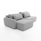 Sofá Extensible Portillo Con Pouf Stock