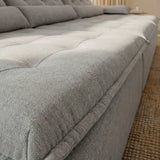 Sofá 3 Cuerpos Prediletto Tela Blanco - 3.60m