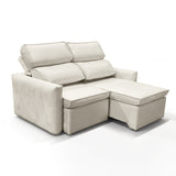 Sofá 2 Cuerpos Santiago Tela Beige - 1.70m Stock