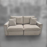Sofá 2 Cuerpos Soft Tejido Arena -  1.90MT Outlet S/CAMBIO NI DEVOLUCIÓN