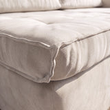 Sofá 2 cuerpos Toquio Tela Beige - 2.44m