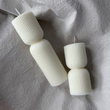 Vela de Cera Blanca Nórdica