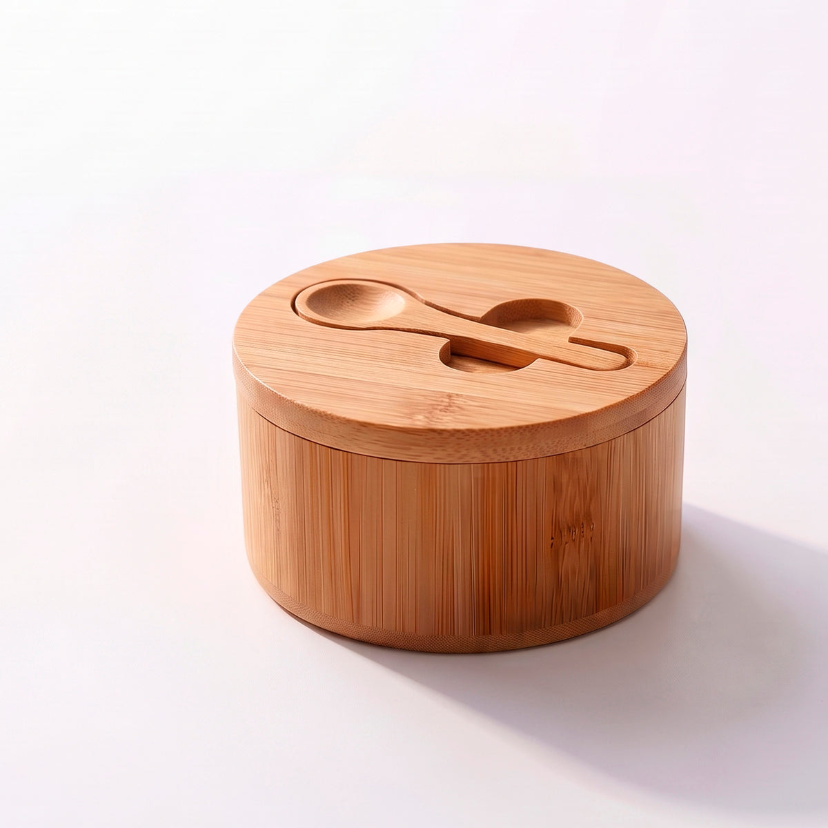 Azucarero con cuchara 12cm bambú