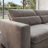 Sofá extensible y reclinable Dublin con Chaise Longue
