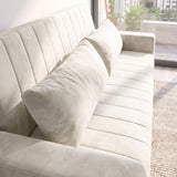 Sofá 2 cuerpos Málaga Tela Beige - 1.50m