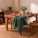 MANTEL BORDE PICOT VERDE 180 x 350cm