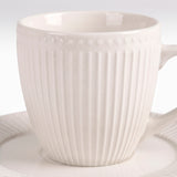Set 6 Tazas + platillos porcelana Abbey
