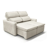 Sofá 2 Cuerpos Santiago Tela Beige - 1.70m Stock
