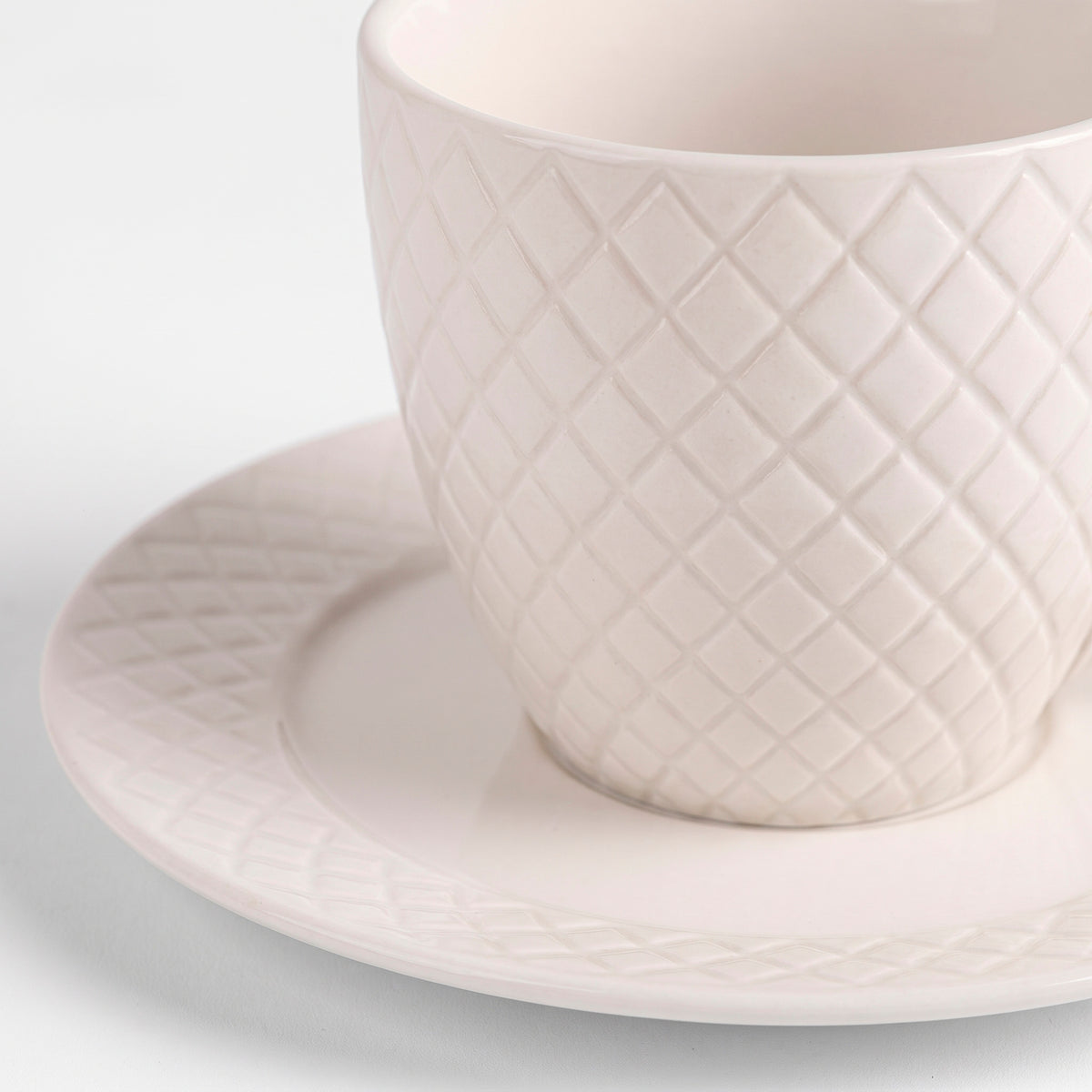 Set 6 Tazas + platillos porcelana Windsor