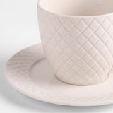 Set 6 Tazas + platillos porcelana Windsor