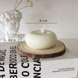 Vela de Cera Blanca Circulares