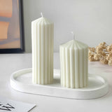 Vela de Cera Blanca Candles Nórdica