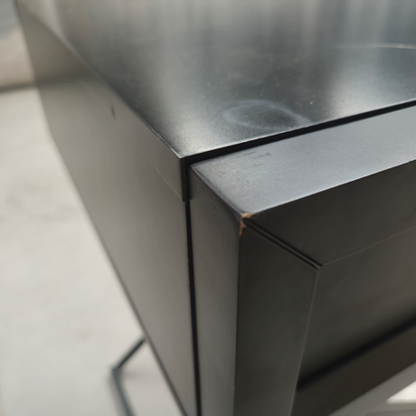 Velador Eva Negro Outlet S/CAMBIO NI DEVOLUCIÓN Re Decora