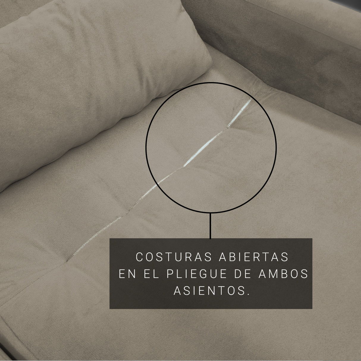 Sofá Cama Zurich 2.08MT 2387 Outlet S/CAMBIO NI DEVOLUCIÓN