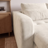 Sofá 2 cuerpos Zurich Tela Beige - 2.98m
