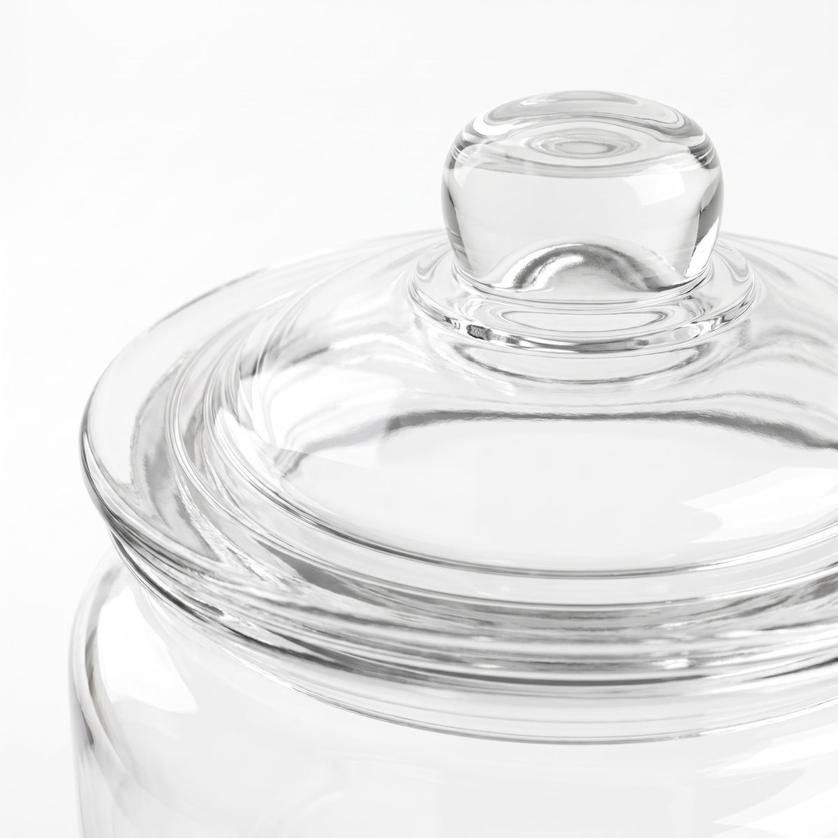 Frasco de vidrio con tapa 21cm
