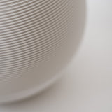 Florero de Cerámica Blanco Redondo Kelida Porcelana