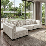 Sofá 3 Cuerpos Liberty con Chaise Longue Izquierda Tela Beige - 2.30m a Confección