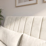 Sofá 2 cuerpos Málaga Tela Beige - 1.50m