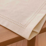 MANTEL  BORDE PICOT CREMA 180 x 350cm