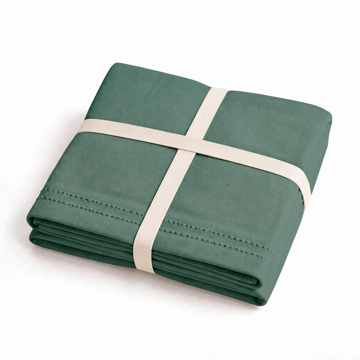 MANTEL BORDE PICOT VERDE 180 x 350cm
