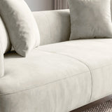 Sofá 2 cuerpos Marolo Tela Beige - 2.20m a Confección