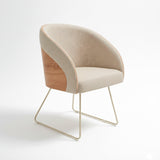 Poltrona Kesia CP. RO. FO. TEC:300 Piccolo Bege 361 Stock