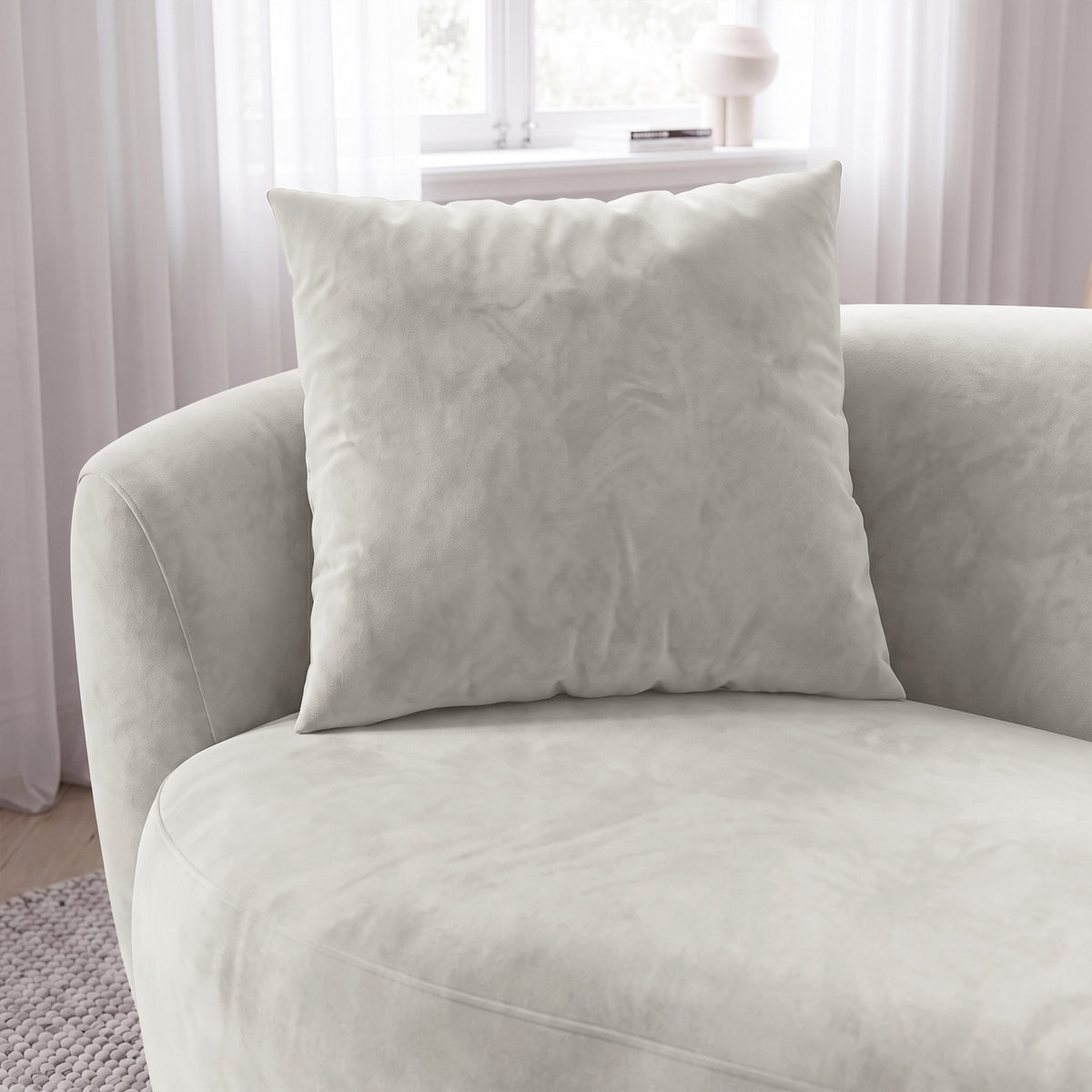Sofá 2 Cuerpos Acqua Respaldo izquierdo Tela Beige - 2.36m a Confección