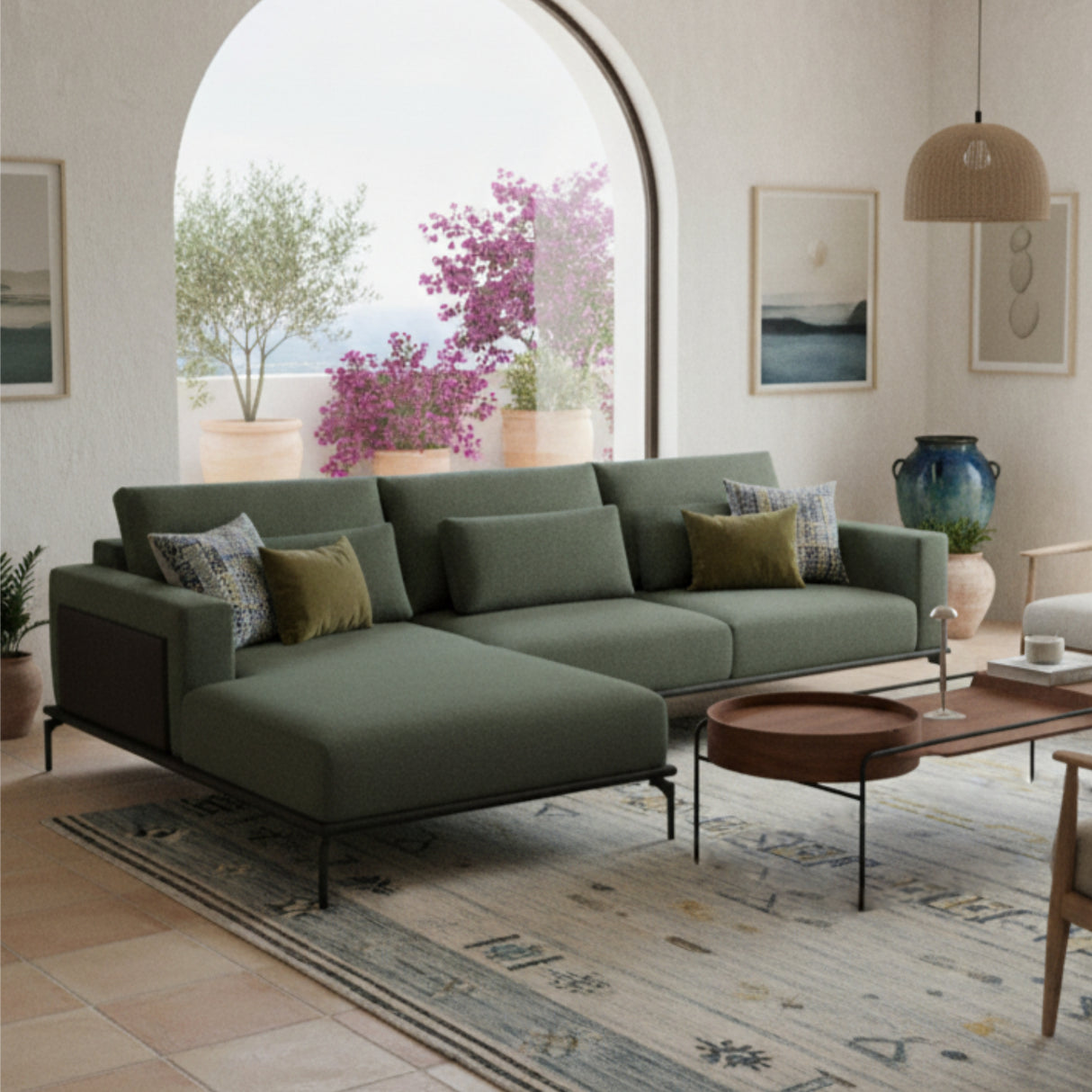 Sofá Desser Con Chaise Stock