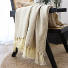 Manta Tejida Clásica con Flecos