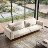 Sofá 2 Cuerpos Palace Single Tela Beige - 1.96m a Confección