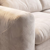 Sofá 3 Cuerpos Paris Tela Beige - 3.04m