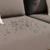 Sofá de terraza con tela impermeable