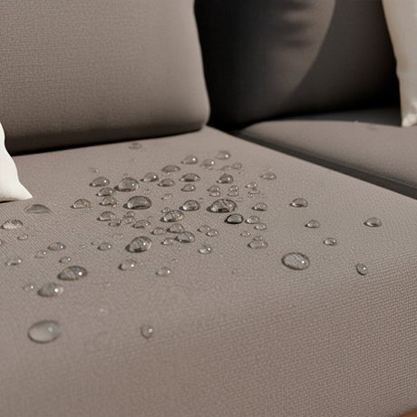 Sofá de terraza con tela impermeable