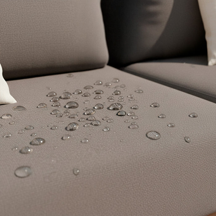 Sofá de terraza con tela impermeable