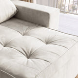 Sofá 2 cuerpos Toquio Tela Beige - 2.04m