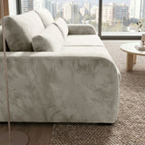 Sofá Modular 2 Cuerpos Treviso Tela Beige - 2.08m a Confección