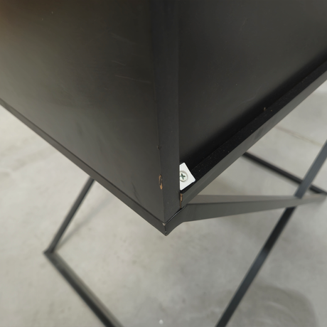 Velador Eva Negro Outlet S/CAMBIO NI DEVOLUCIÓN Re Decora