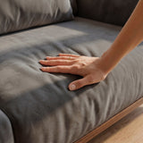 Sofá 2 Cuerpos Palace Single Tela Gris Oscuro - 2.16m a Confección