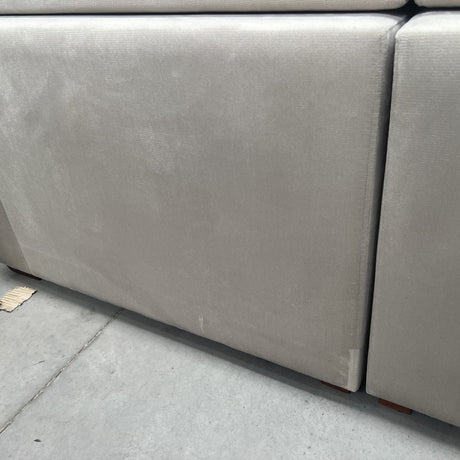 Sofa Rizzonte 1.96MT / Cream 2388 Ecocuero 6001 Outlet S/CAMBIO NI DEVOLUCIÓN Di Qualita