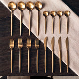 Set de cubierto 16pcs Jom dorado