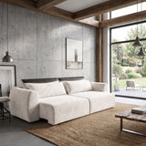 Sofá 2 Cuerpos Moenia Tela Beige - 2.22m a Confección