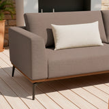 Sofá de terraza estático 