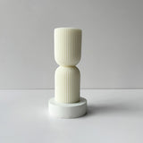 Vela de Cera Blanca Nórdica