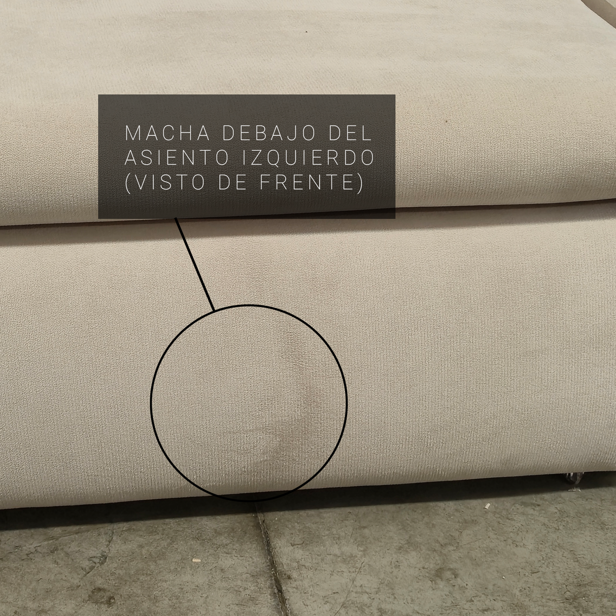 Sofá Cama Zurich 2.28MT 2382 Outlet S/CAMBIO NI DEVOLUCIÓN