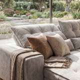 Sofá 2 cuerpos Miami Tela Beige - 2.24m