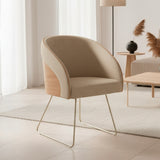 Poltrona Kesia CP. RO. FO. TEC:300 Piccolo Bege 361 Stock