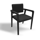 silla de madera negra /  silla negra /  silla color negro