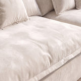 Sofá 2 Cuerpos Moon Tela Beige - 2.20m
